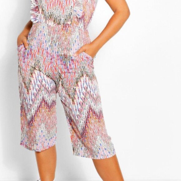 Plus Aztec Jumpsuit - Picture 2 of 2